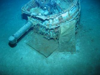 High Angle Control Station (HACS). Note splinter mats